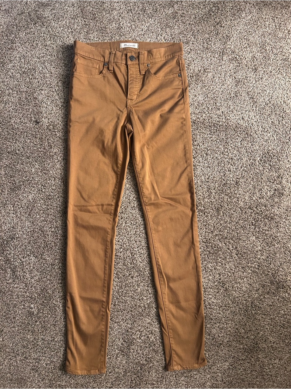 Madewell Caramel High-Rise Jeans